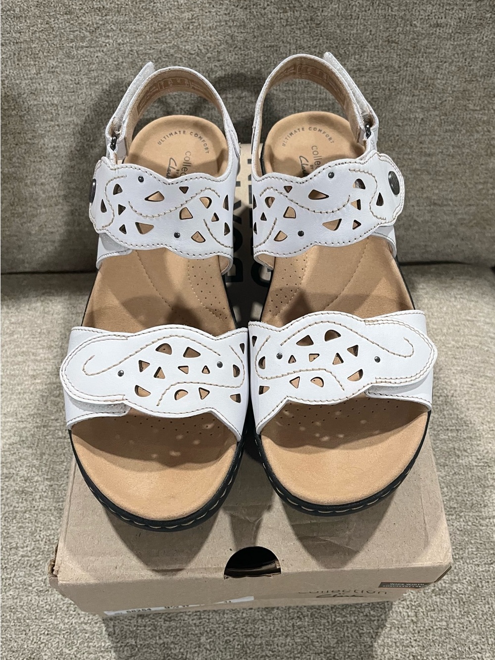 Clarks Ultimate Comfort Collection Merliah Dove Sandals
